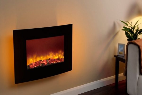  Electric fireplace with lighting function