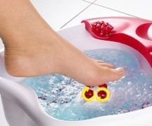  Foot Massage with Massager