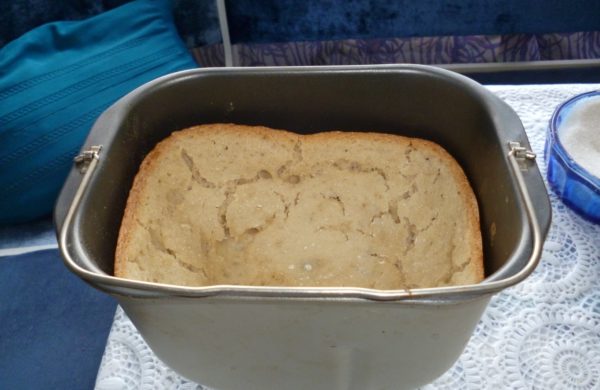  Baking bread in a bread maker