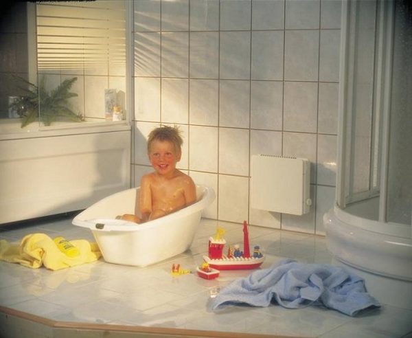  Convector in the bathroom