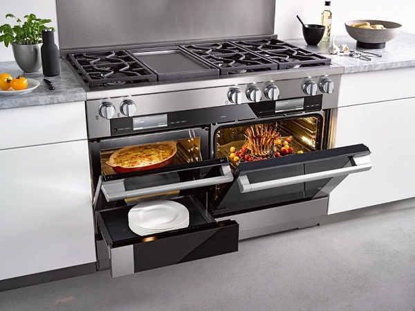  Gas stove with electric oven