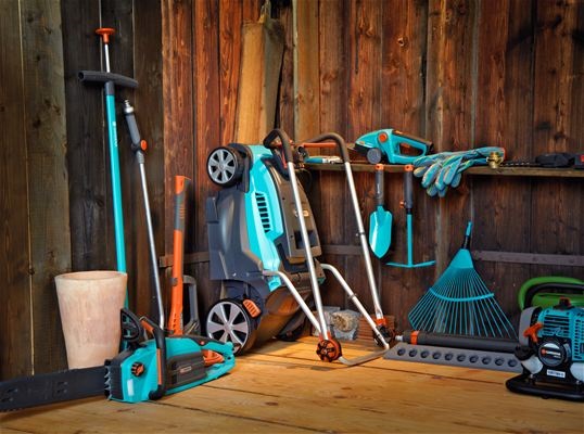  Special place to store lawn mower