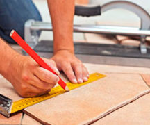  Tile cutting operation