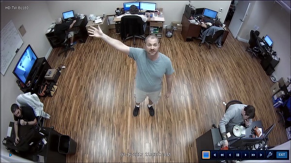  Frame from the camera hd tvi
