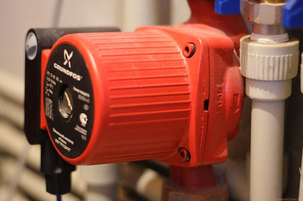  The pump in the heating system
